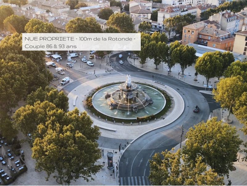 Nue-propriété AIX-EN-PROVENCE - 13100 bouquet 412€ - ref 2457