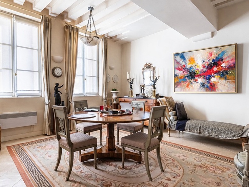 Vente avec réserve de droit d'usage et d'habitation PARIS - 75001 bouquet 1€ - ref 2887